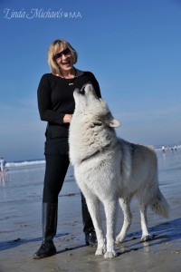 Linda Michaels MA del mar dog trainer dog psychologist san diego dog training