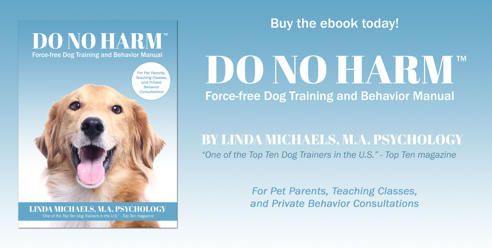 Do No Harm Dog Training Manual Linda Michaels