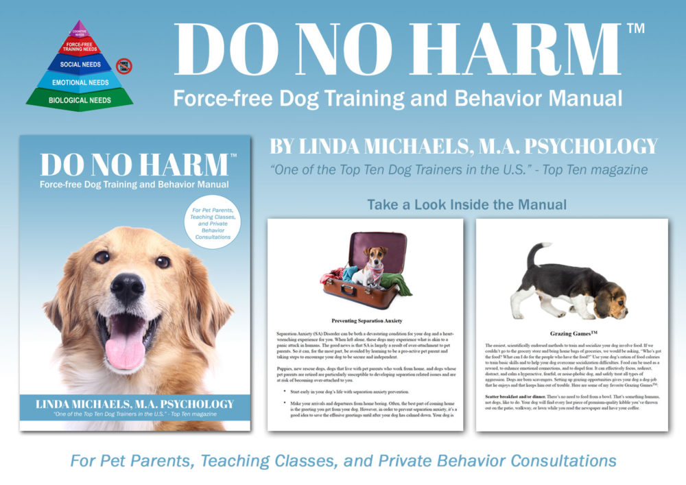 Do No Harm Dog Training manual